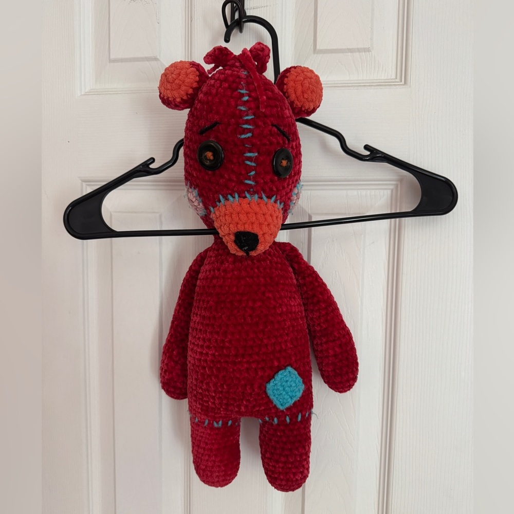 Custom made JJs teddy bear.